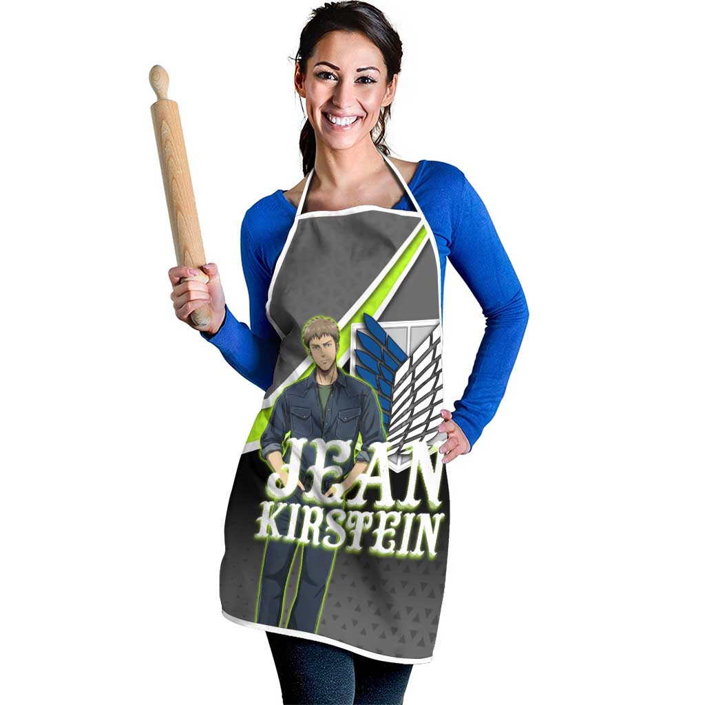 Jean Kirstein Attack on Titan Apron Anime Denim Utility Style
