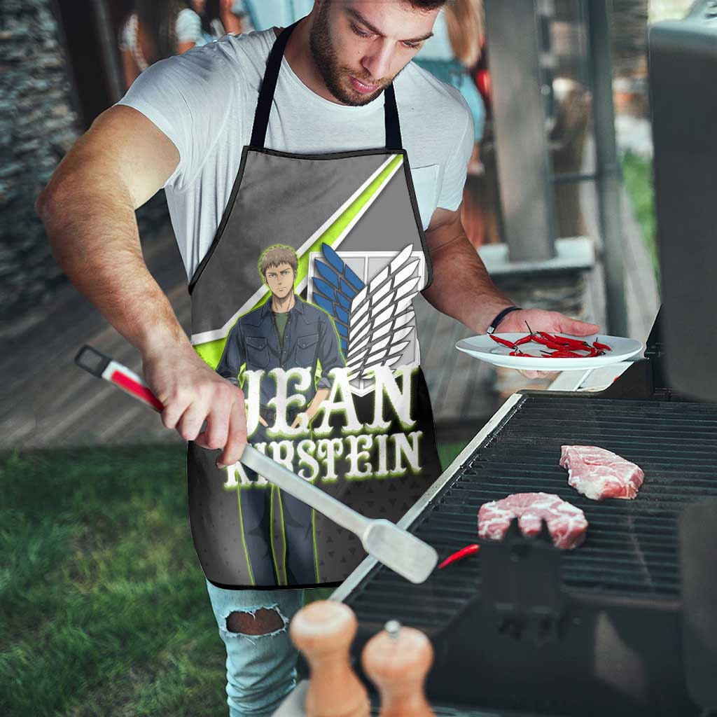 Jean Kirstein Attack on Titan Apron Anime Denim Utility Style