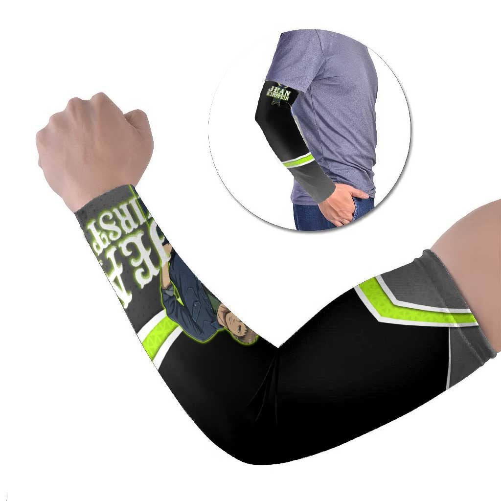 Jean Kirstein Attack on Titan Arm Sleeves Anime Denim Utility Style