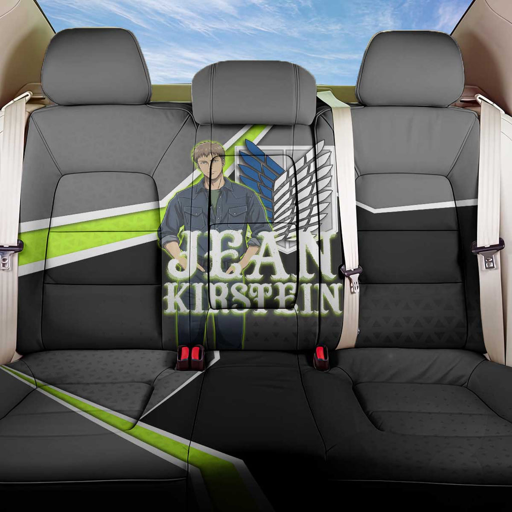 Jean Kirstein Attack on Titan Back Car Seat Cover Anime Denim Utility Style