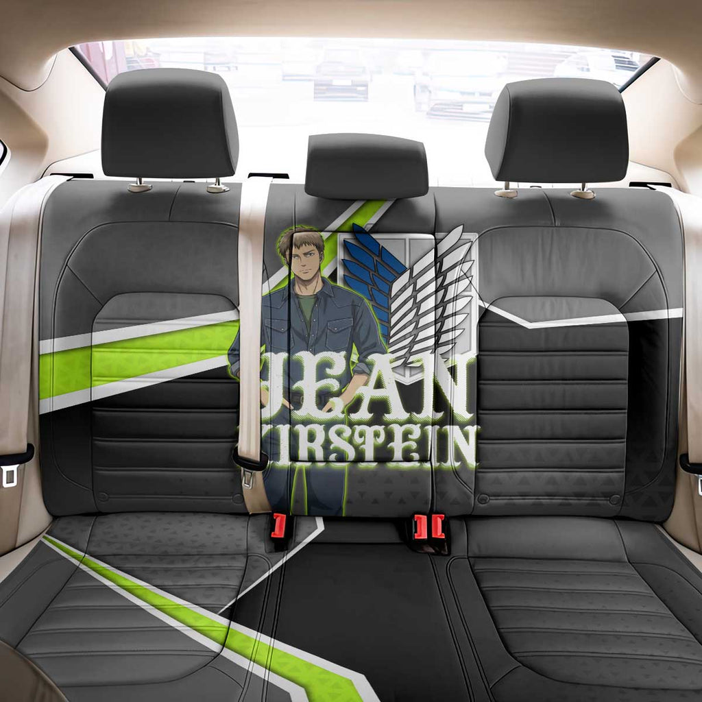 Jean Kirstein Attack on Titan Back Car Seat Cover Anime Denim Utility Style