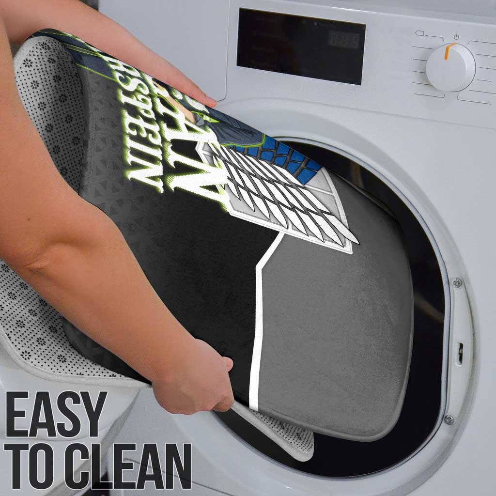 Jean Kirstein Attack on Titan Bathroom Set Anime Denim Utility Style