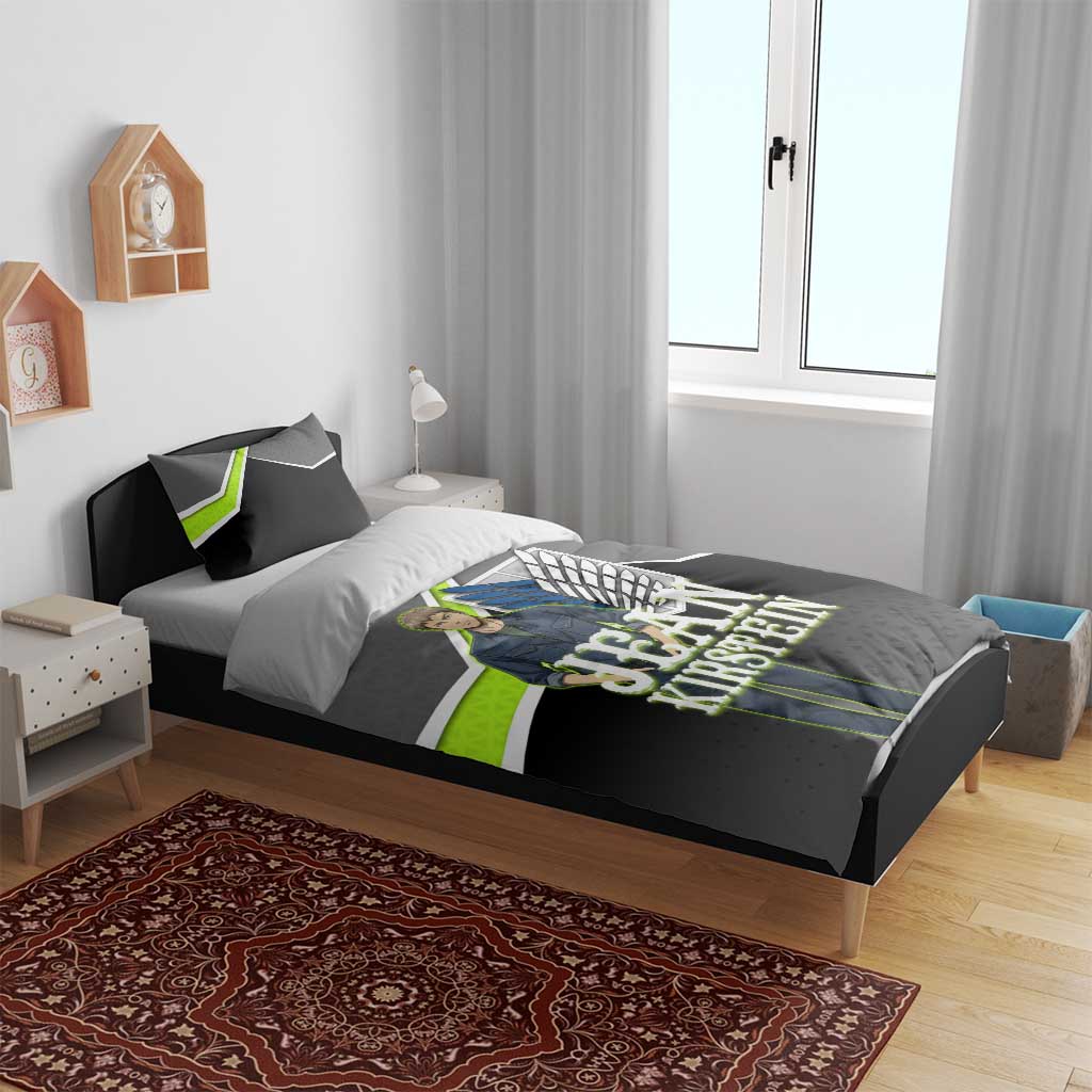 Jean Kirstein Attack on Titan Bedding Set Anime Denim Utility Style