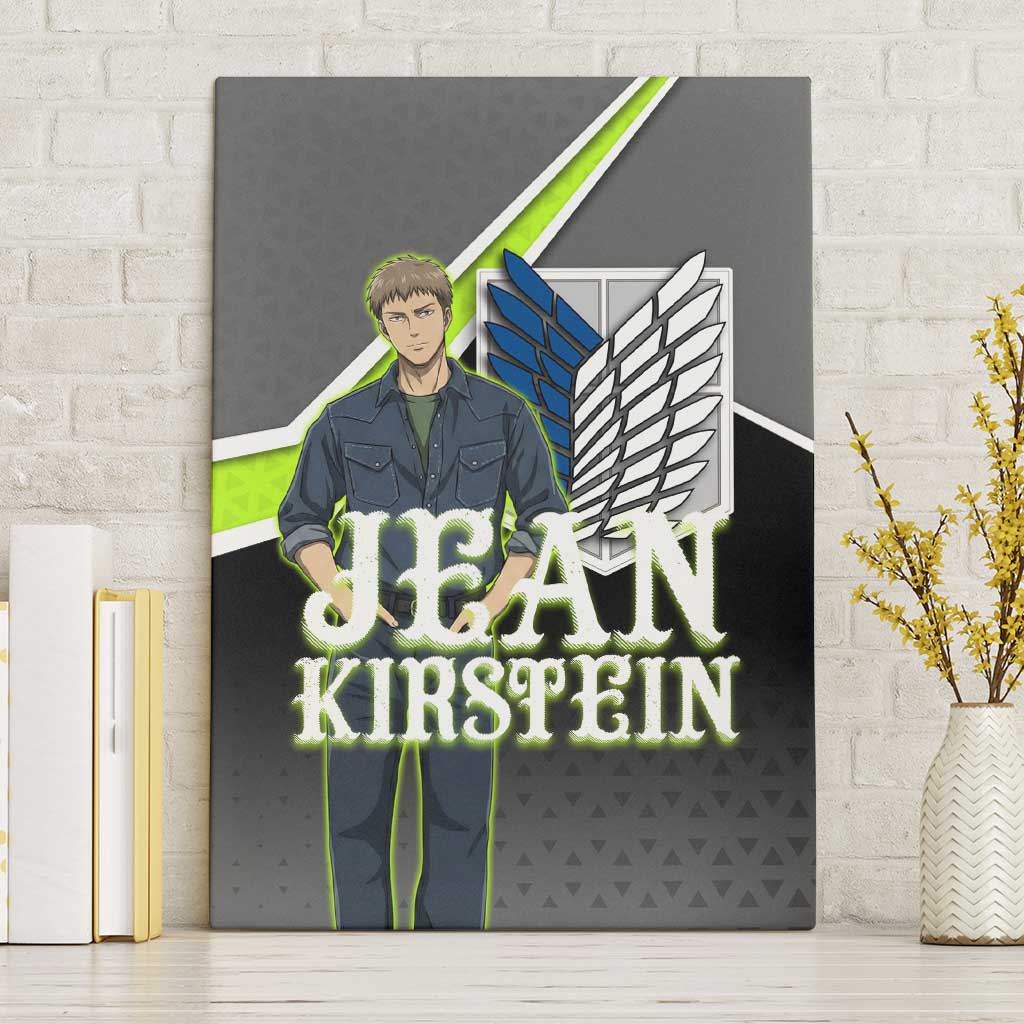 Jean Kirstein Attack on Titan Canvas Wall Art Anime Denim Utility Style