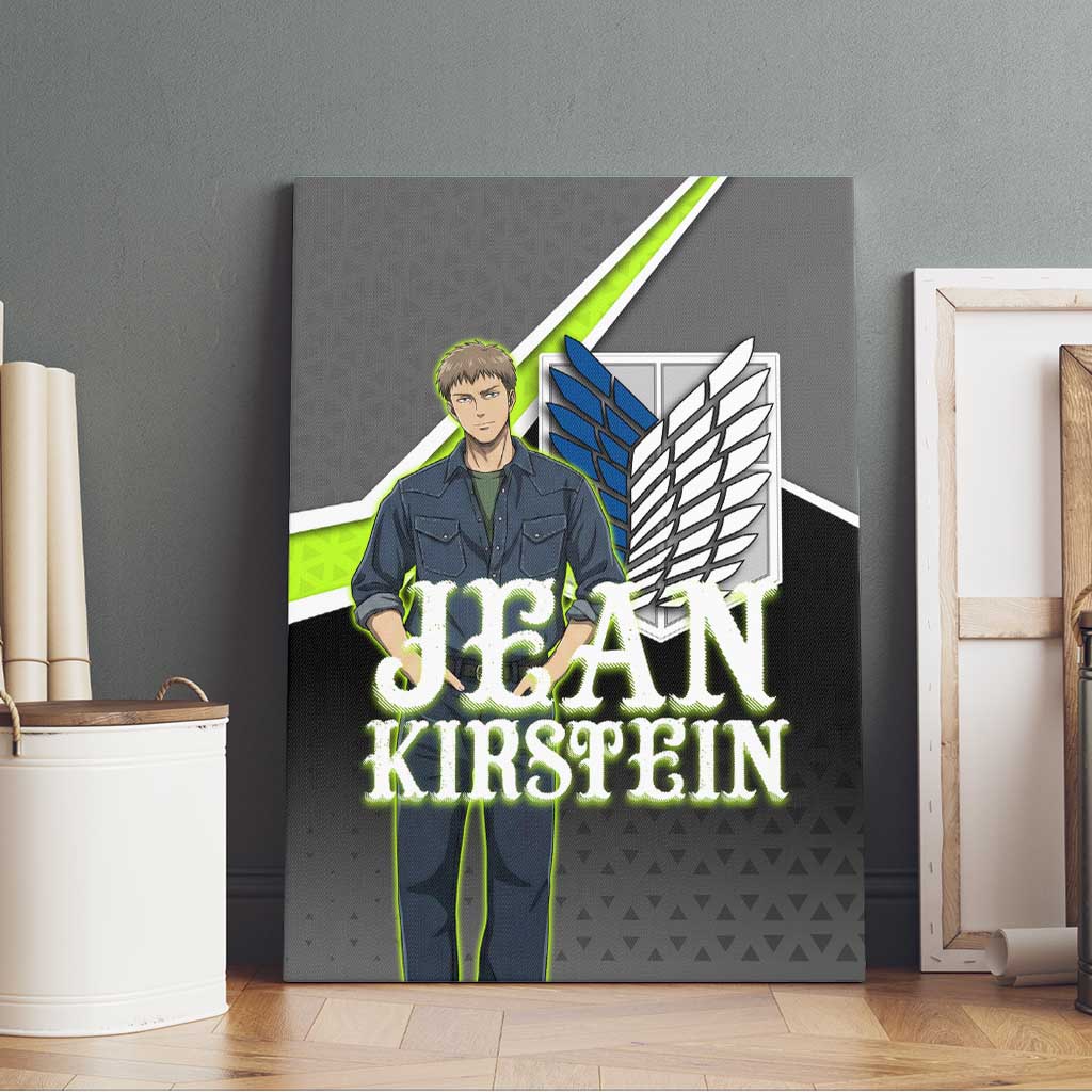 Jean Kirstein Attack on Titan Canvas Wall Art Anime Denim Utility Style
