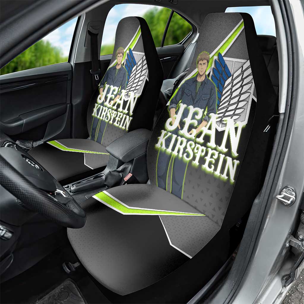 Jean Kirstein Attack on Titan Car Seat Cover Anime Denim Utility Style