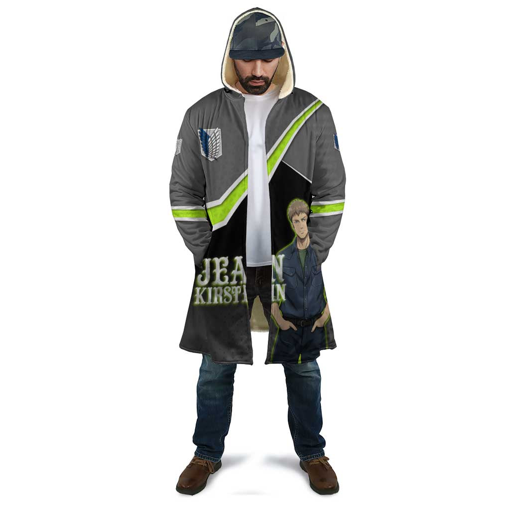 Jean Kirstein Attack on Titan Cloak Anime Denim Utility Style