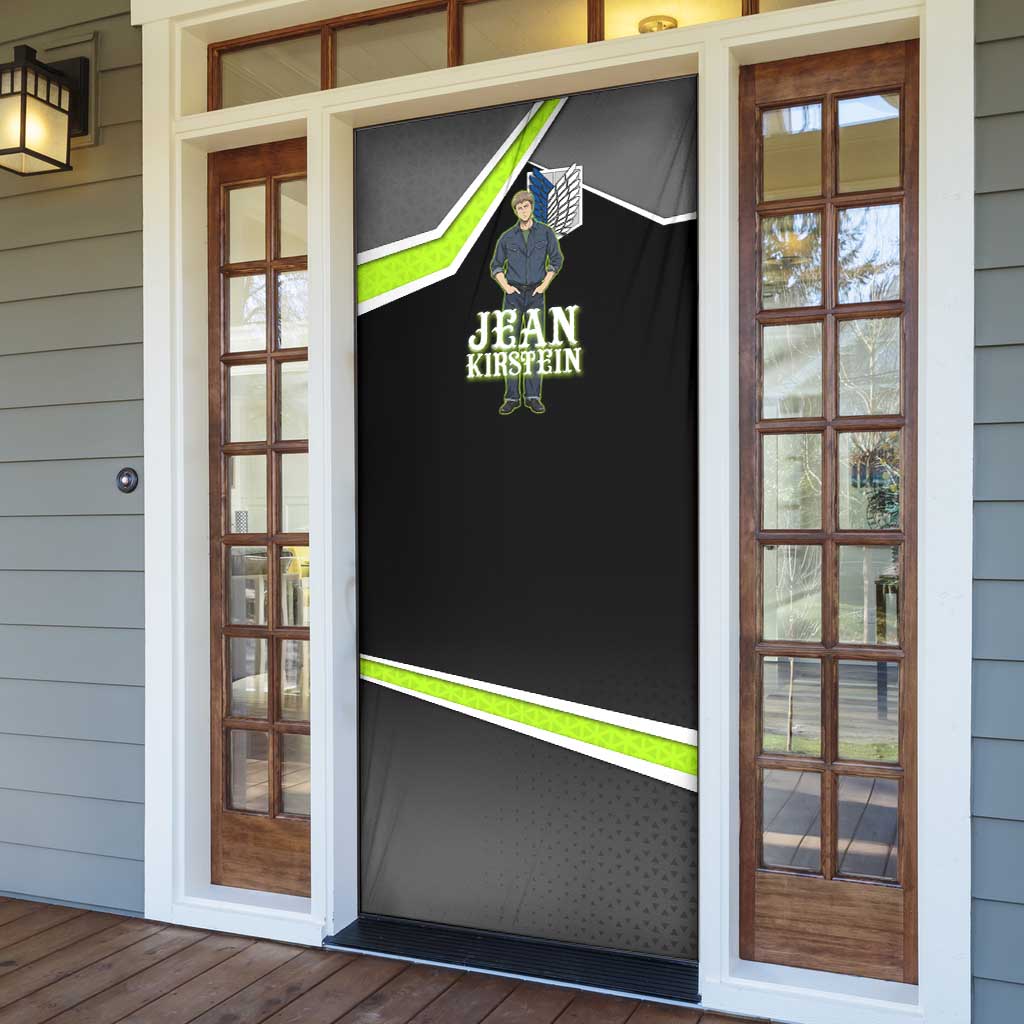 Jean Kirstein Attack on Titan Door Cover Anime Denim Utility Style