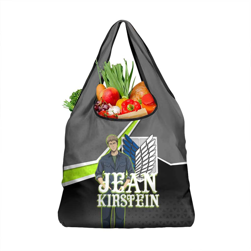 Jean Kirstein Attack on Titan Grocery Bag Anime Denim Utility Style