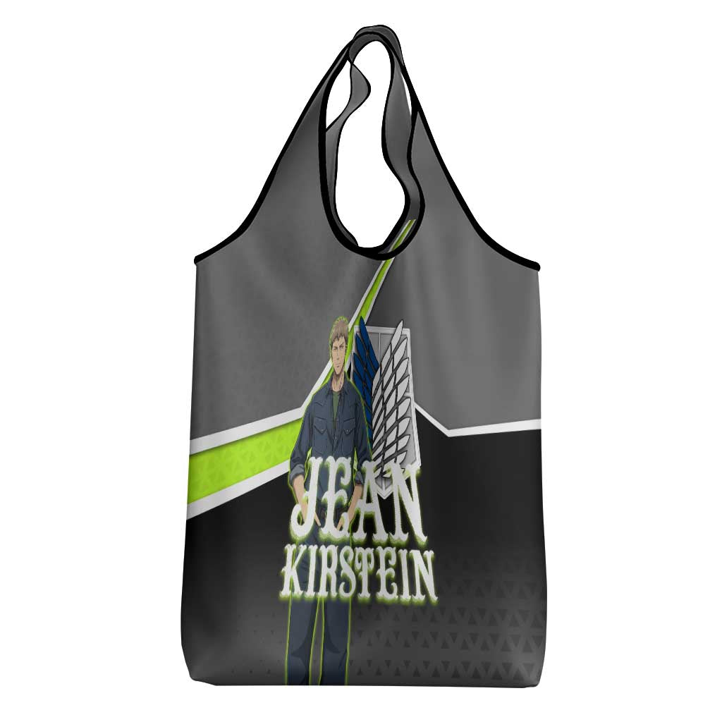 Jean Kirstein Attack on Titan Grocery Bag Anime Denim Utility Style