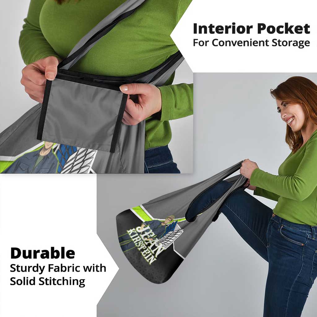 Jean Kirstein Attack on Titan Grocery Bag Anime Denim Utility Style