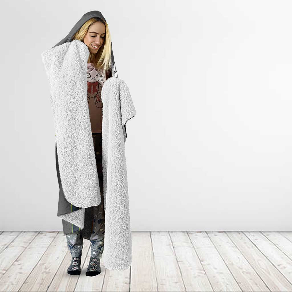 Jean Kirstein Attack on Titan Hooded Blanket Anime Denim Utility Style
