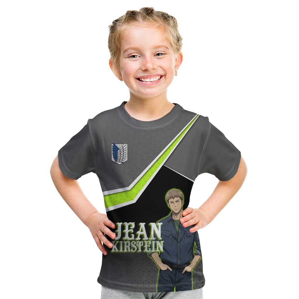 Jean Kirstein Attack on Titan Kid T Shirt Anime Denim Utility Style