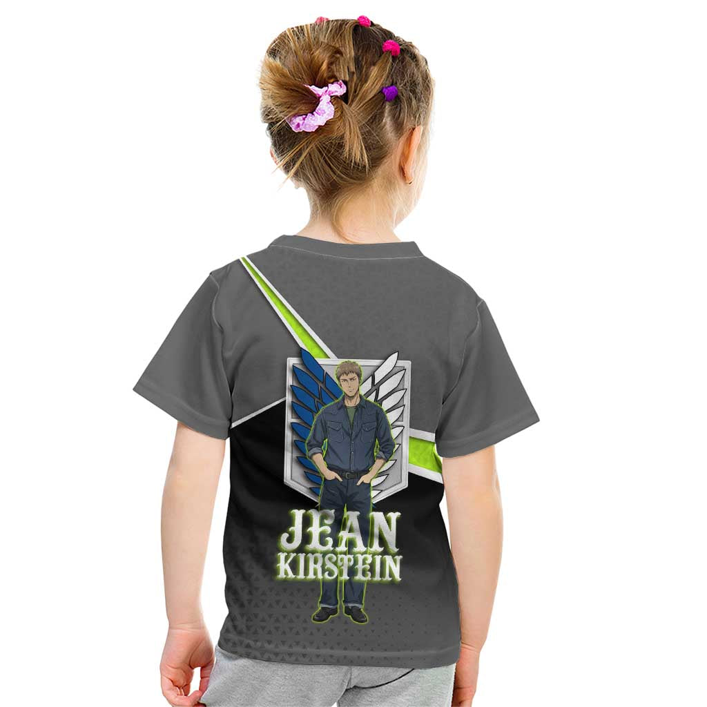 Jean Kirstein Attack on Titan Kid T Shirt Anime Denim Utility Style