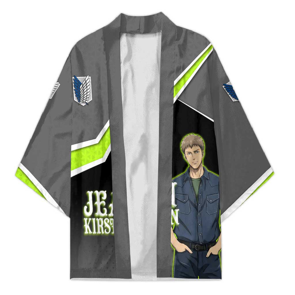 Jean Kirstein Attack on Titan Kimono Anime Denim Utility Style