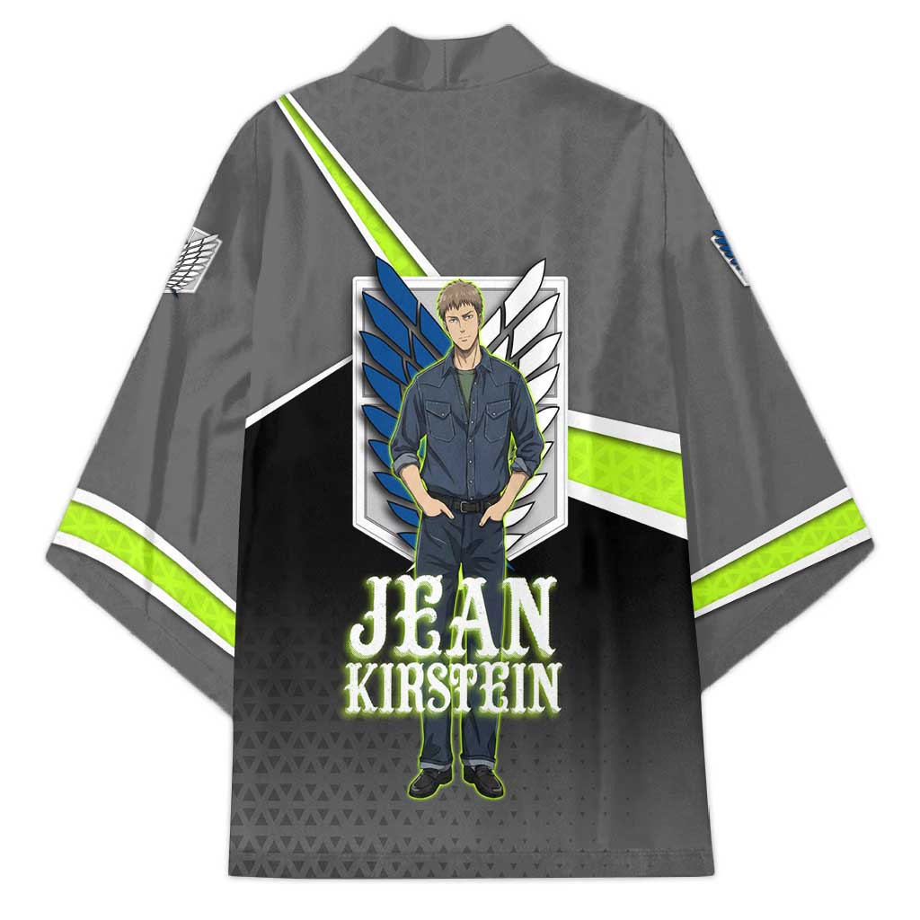 Jean Kirstein Attack on Titan Kimono Anime Denim Utility Style