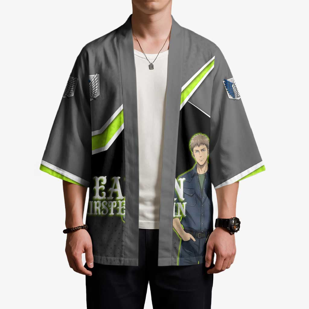 Jean Kirstein Attack on Titan Kimono Anime Denim Utility Style