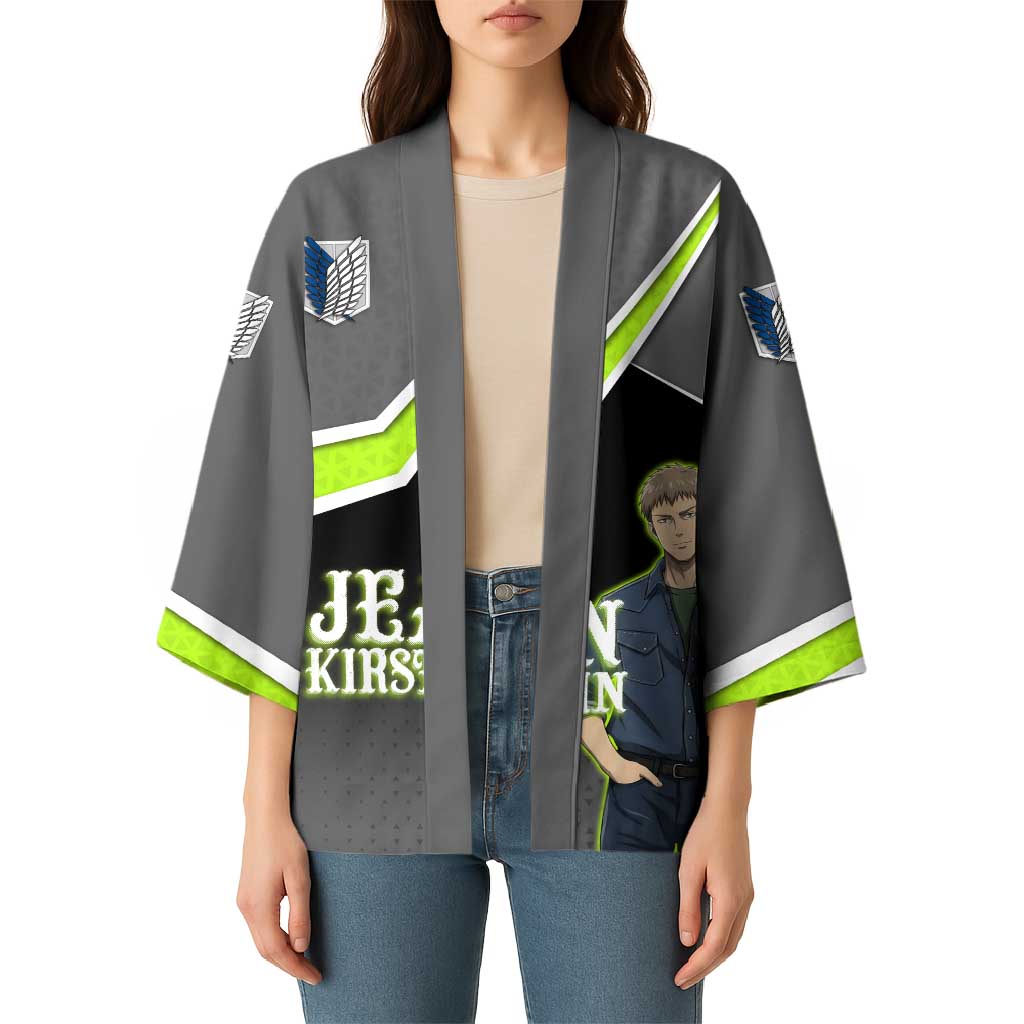 Jean Kirstein Attack on Titan Kimono Anime Denim Utility Style