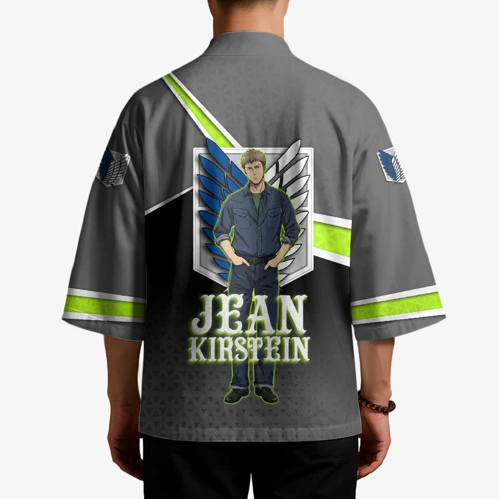 Jean Kirstein Attack on Titan Kimono Anime Denim Utility Style