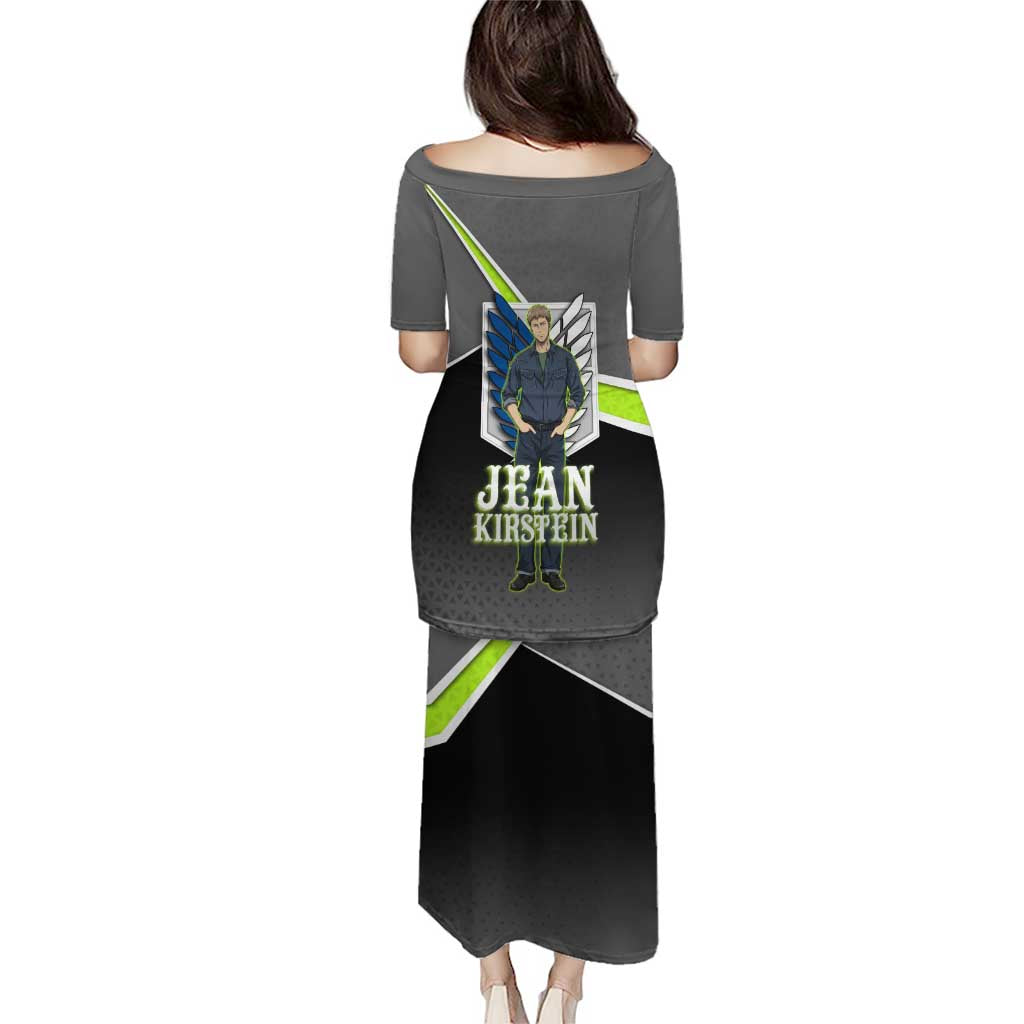Jean Kirstein Attack on Titan Puletasi Anime Denim Utility Style