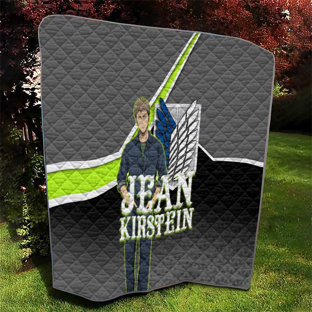 Jean Kirstein Attack on Titan Quilt Anime Denim Utility Style