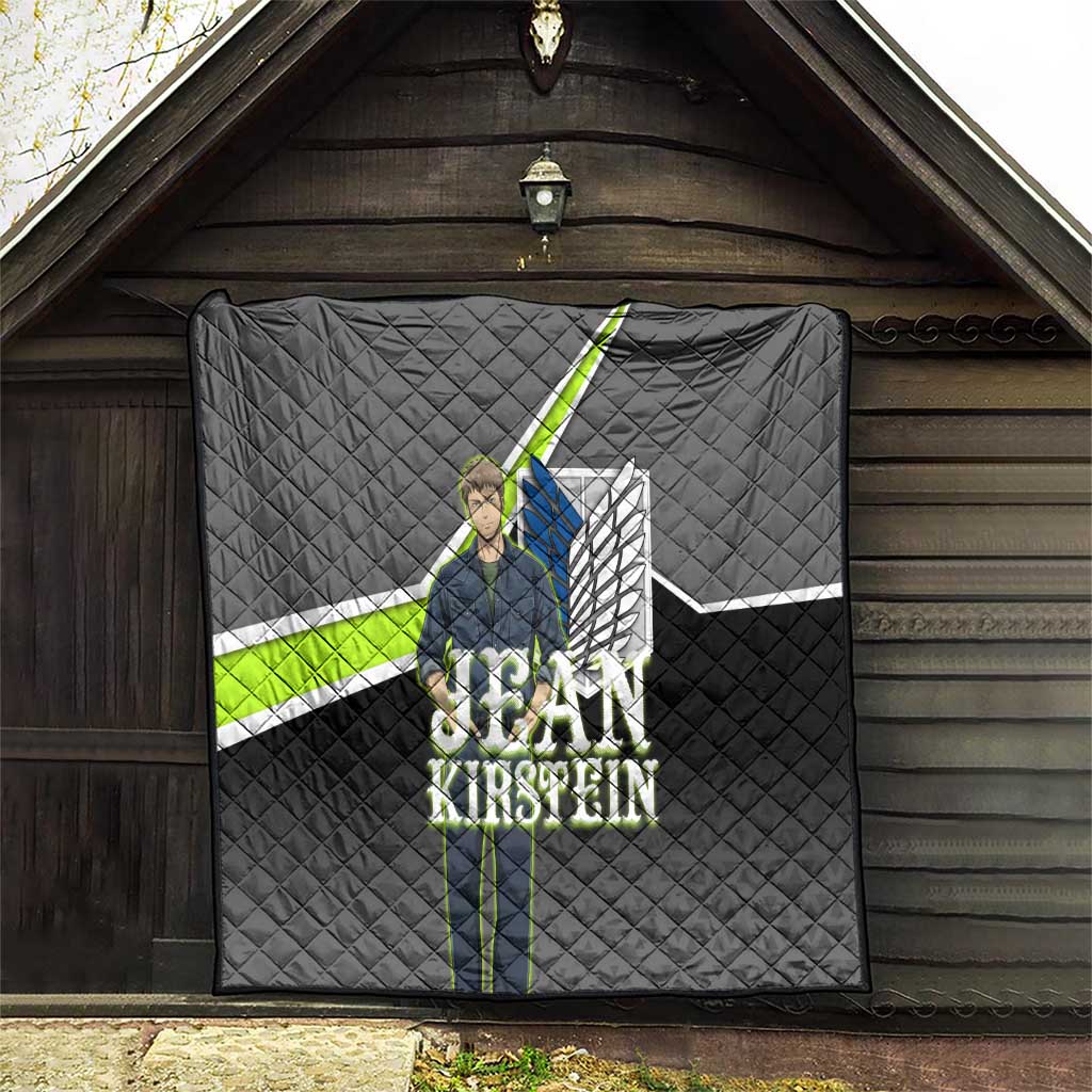 Jean Kirstein Attack on Titan Quilt Anime Denim Utility Style