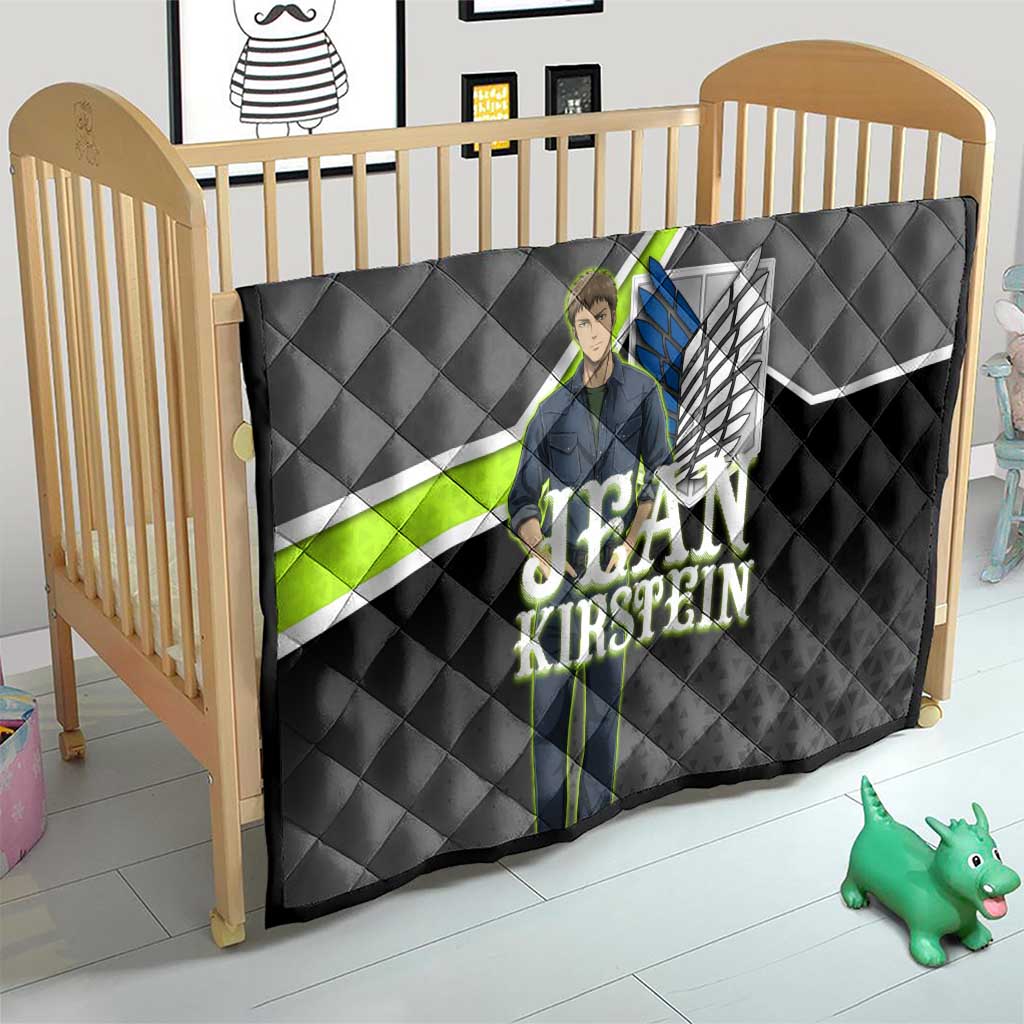 Jean Kirstein Attack on Titan Quilt Anime Denim Utility Style