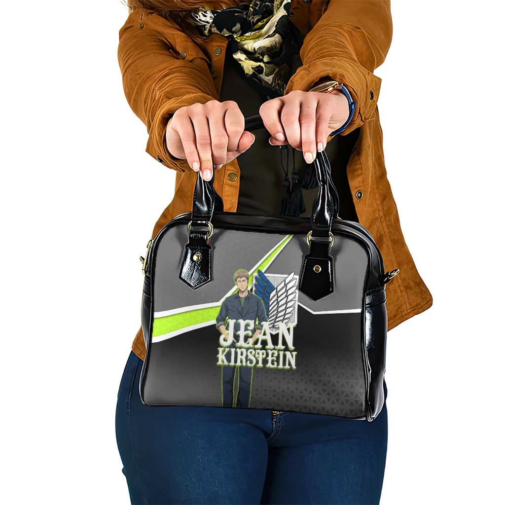 Jean Kirstein Attack on Titan Shoulder Handbag Anime Denim Utility Style