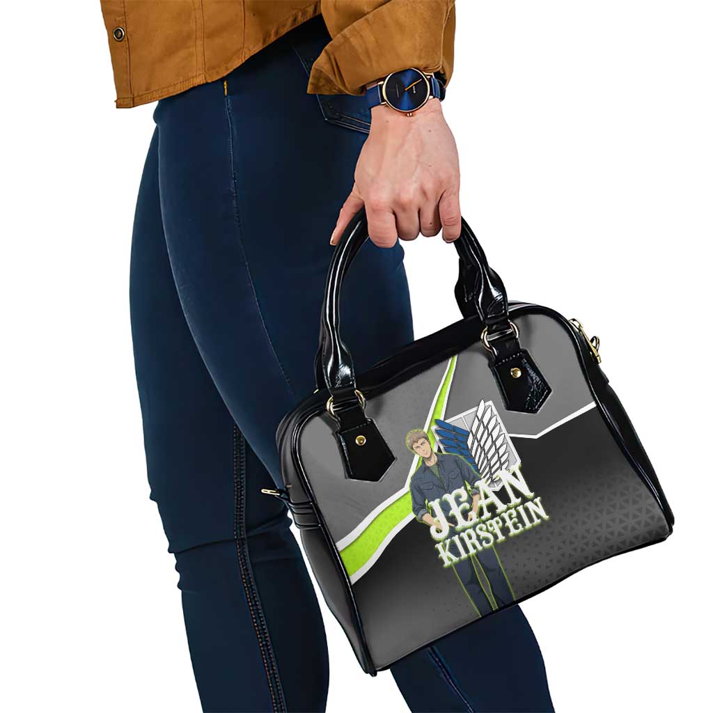 Jean Kirstein Attack on Titan Shoulder Handbag Anime Denim Utility Style