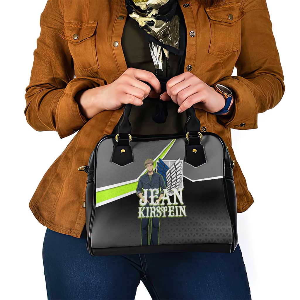 Jean Kirstein Attack on Titan Shoulder Handbag Anime Denim Utility Style