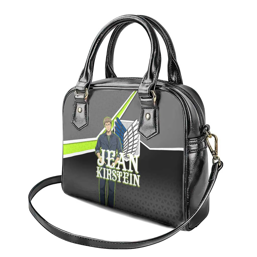Jean Kirstein Attack on Titan Shoulder Handbag Anime Denim Utility Style