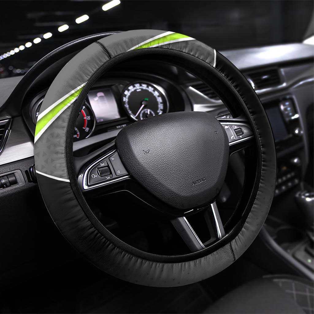Jean Kirstein Attack on Titan Steering Wheel Cover Anime Denim Utility Style