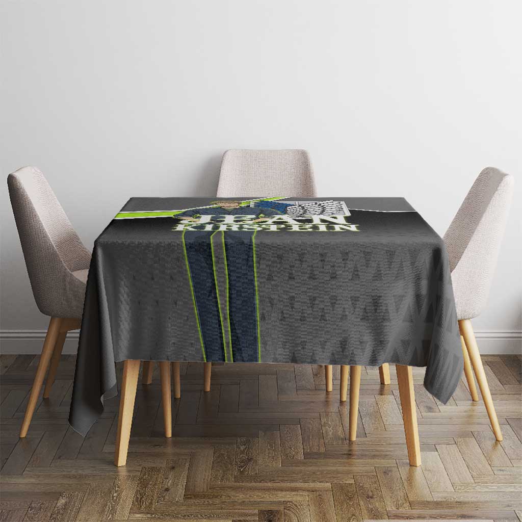 Jean Kirstein Attack on Titan Tablecloth Anime Denim Utility Style