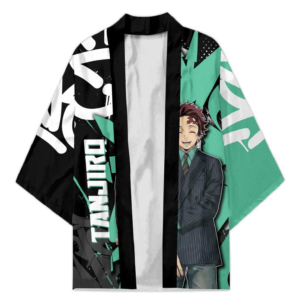 Kamado Tanjiro Demon Slayer Kimono Black Graffiti Anime Graphic