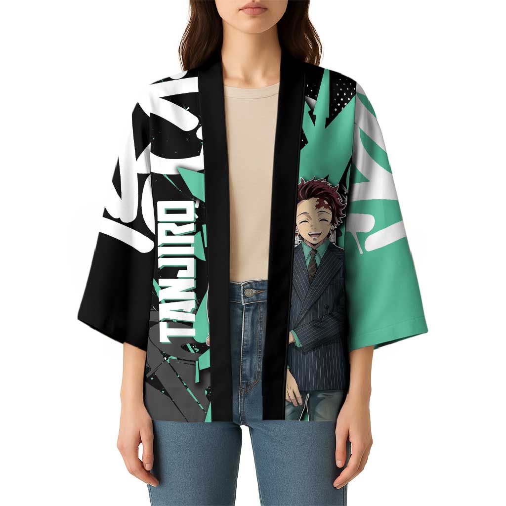 Kamado Tanjiro Demon Slayer Kimono Black Graffiti Anime Graphic