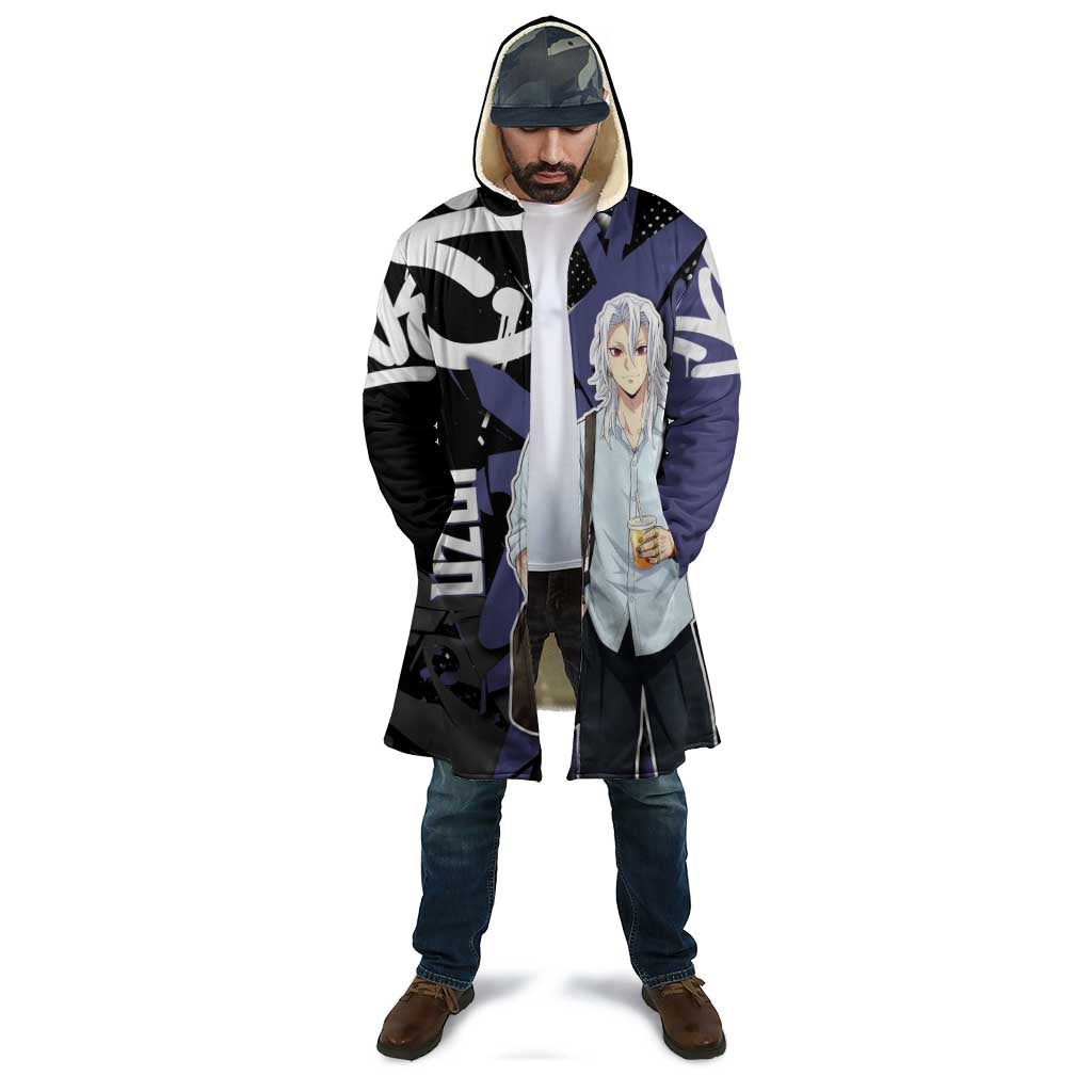 Uzui Tengen Demon Slayer Cloak Purple & Black Graffiti Anime