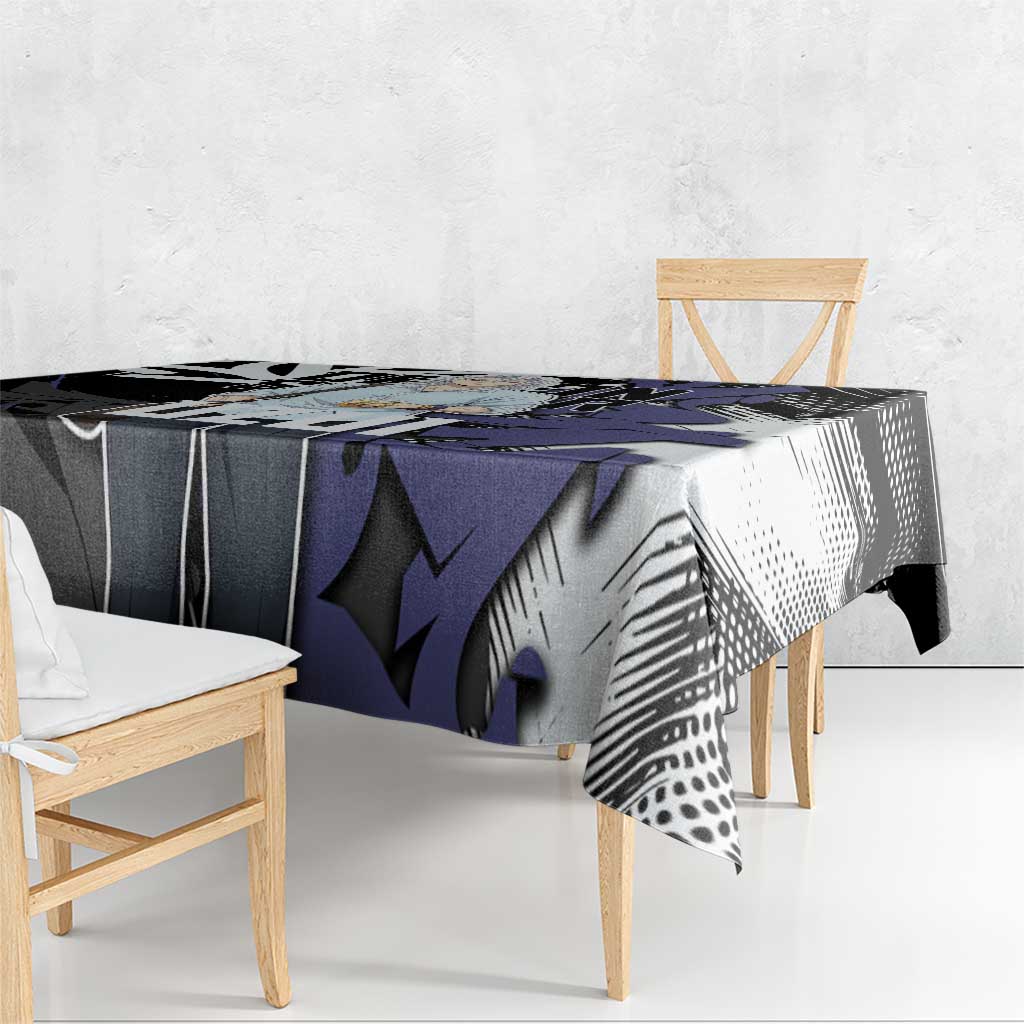 Uzui Tengen Demon Slayer Tablecloth Purple & Black Graffiti Anime