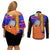 Pochita Couples Matching Off Shoulder Short Dress and Long Sleeve Button Shirt Chainsaw Man