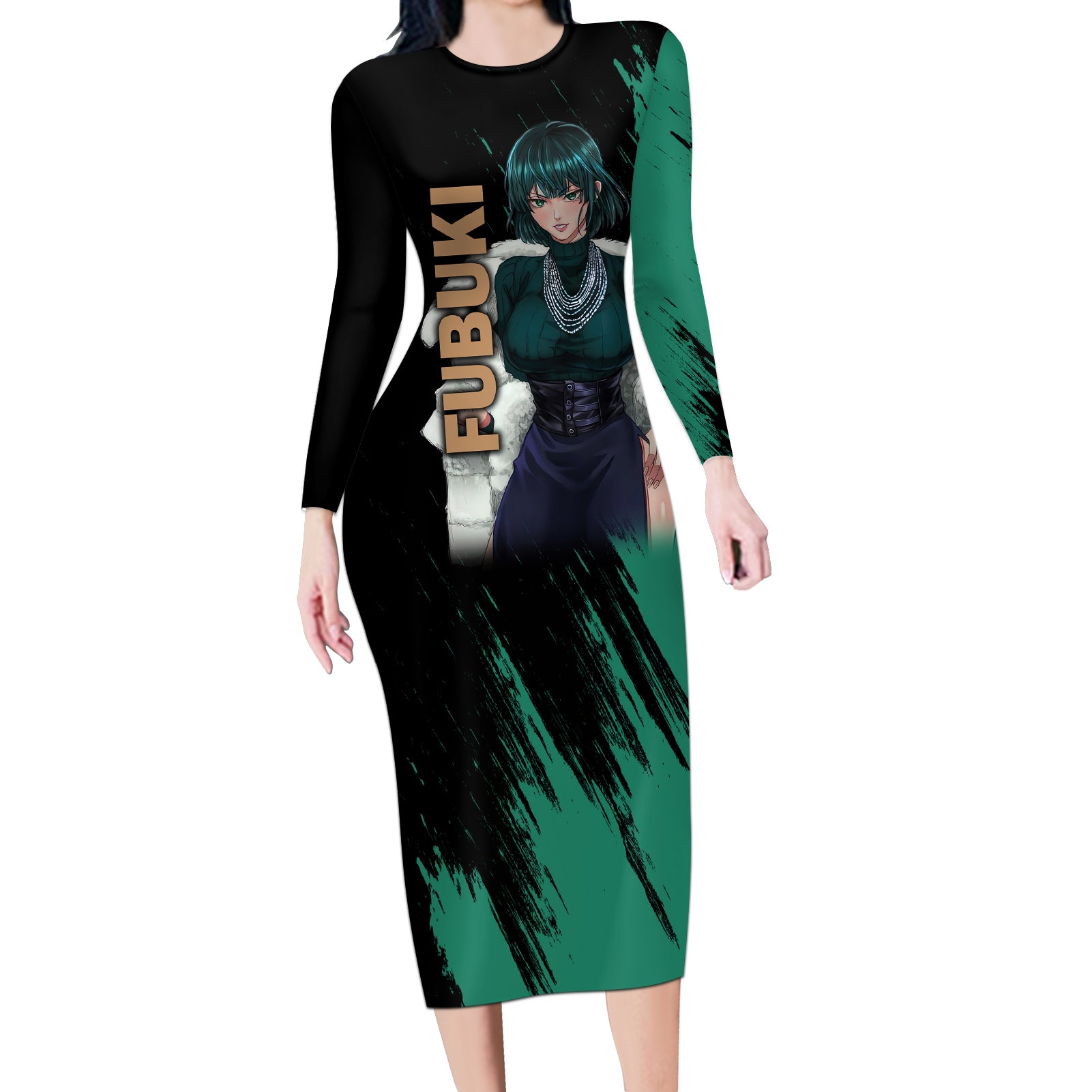 Fubuki Long Sleeve Bodycon Dress One Punch Man