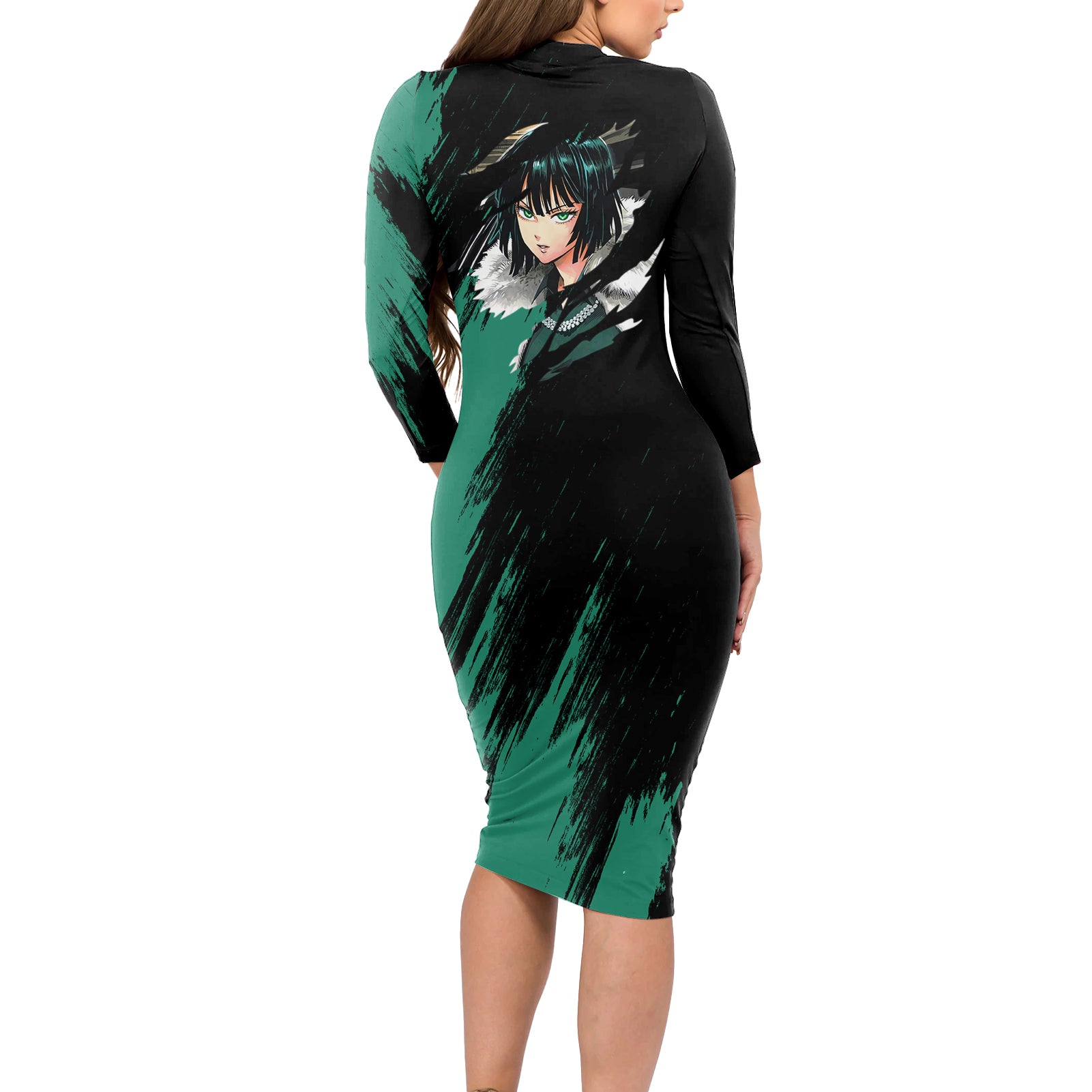Fubuki Long Sleeve Bodycon Dress One Punch Man