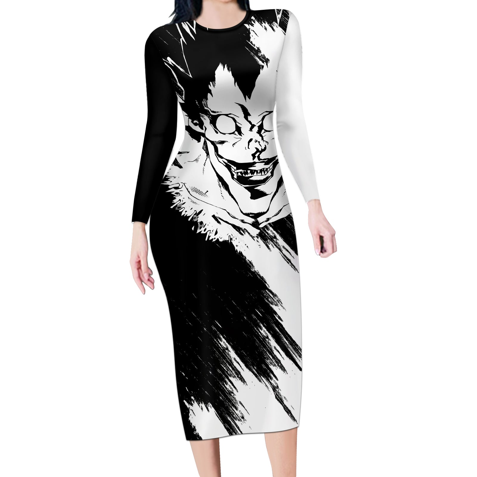 Ryuk Long Sleeve Bodycon Dress Death Note