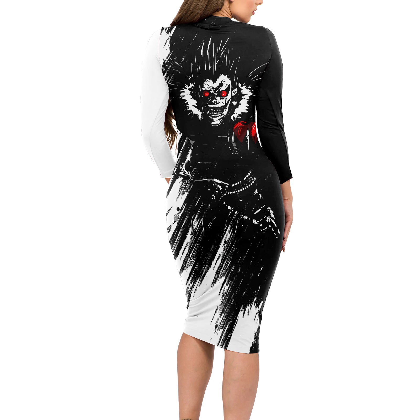 Ryuk Long Sleeve Bodycon Dress Death Note