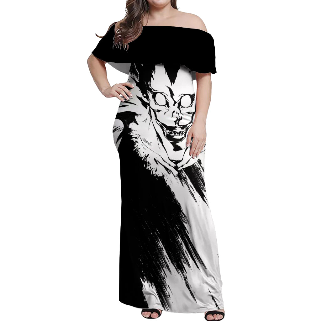 Ryuk Off Shoulder Maxi Dress Death Note