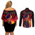 Touka Kirishima Couples Matching Off Shoulder Short Dress and Long Sleeve Button Shirt Bleach