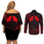 Uchiha Sasuke Couples Matching Off Shoulder Short Dress and Long Sleeve Button Shirt Naruto