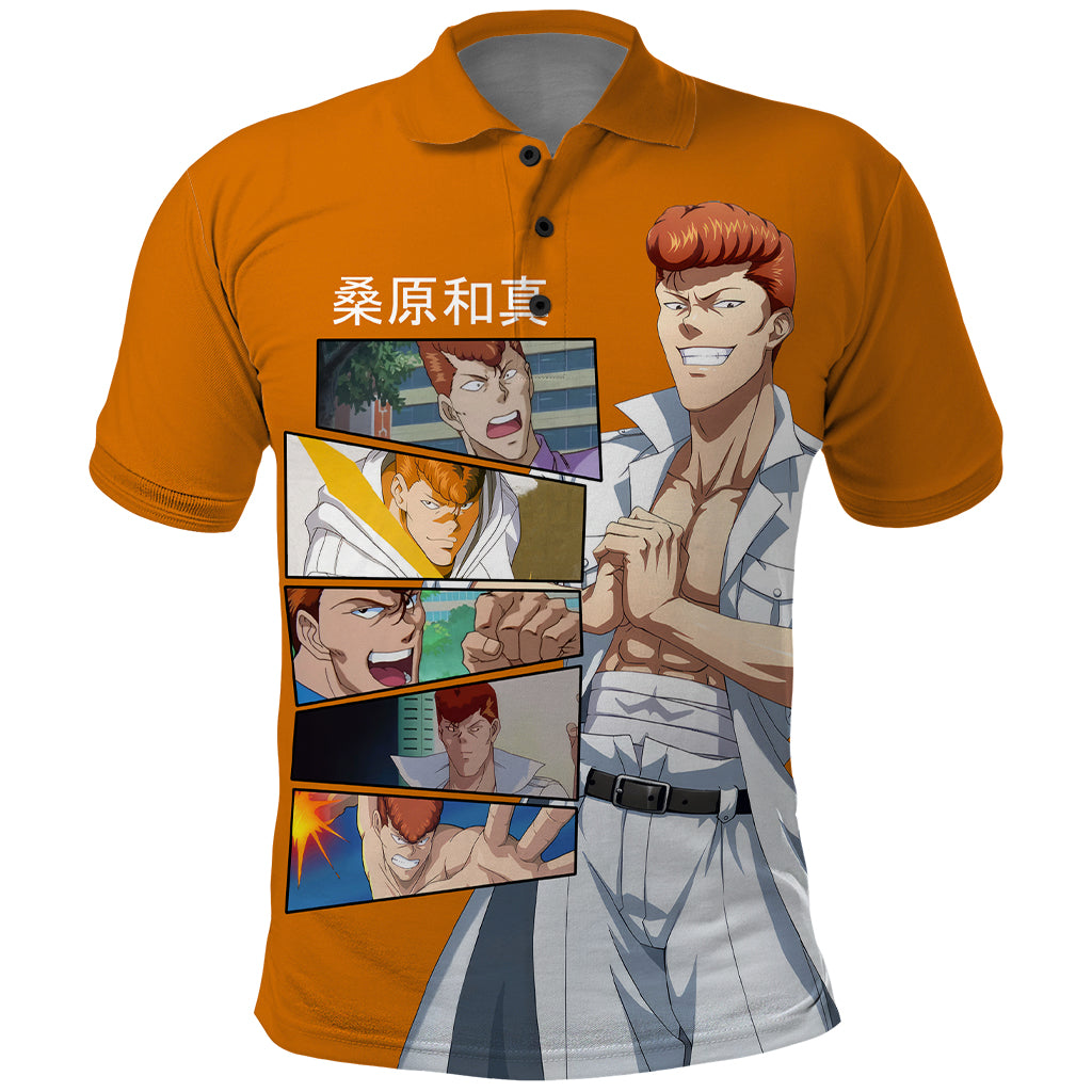 Kazuma Kuwabara Polo Shirt YuYu Hakusho