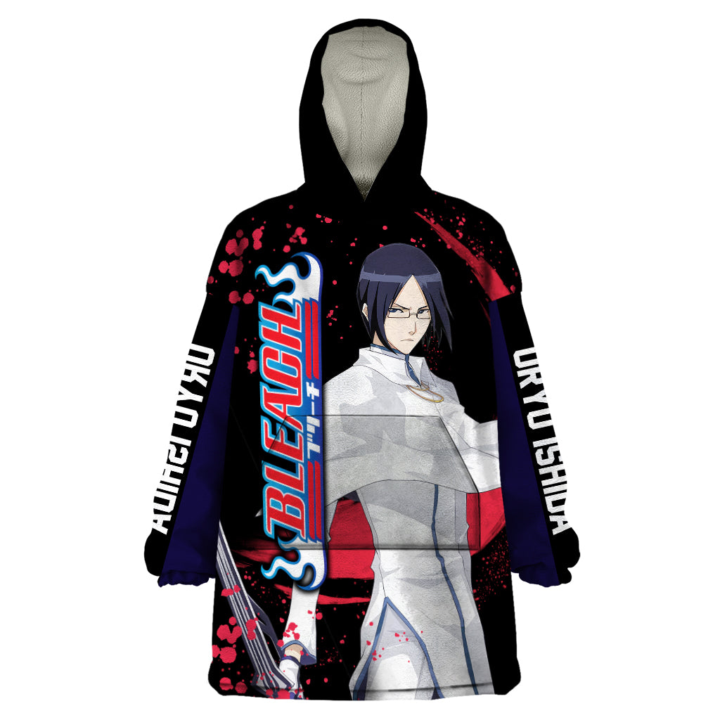 Uryu Ishida Wearable Blanket Hoodie Bleach