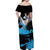 Grimmjow Off Shoulder Maxi Dress Bleach
