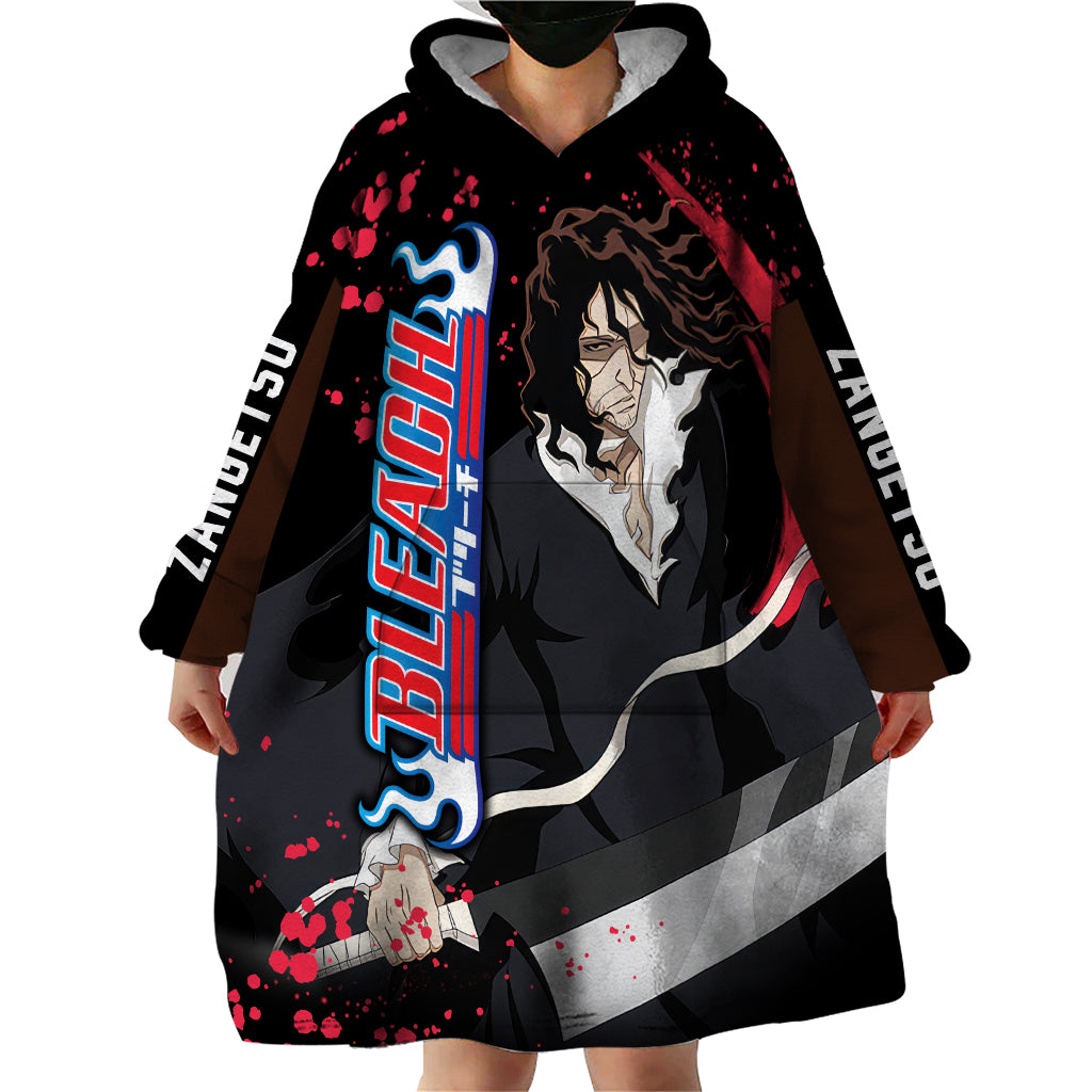 Zangetsu Wearable Blanket Hoodie Bleach