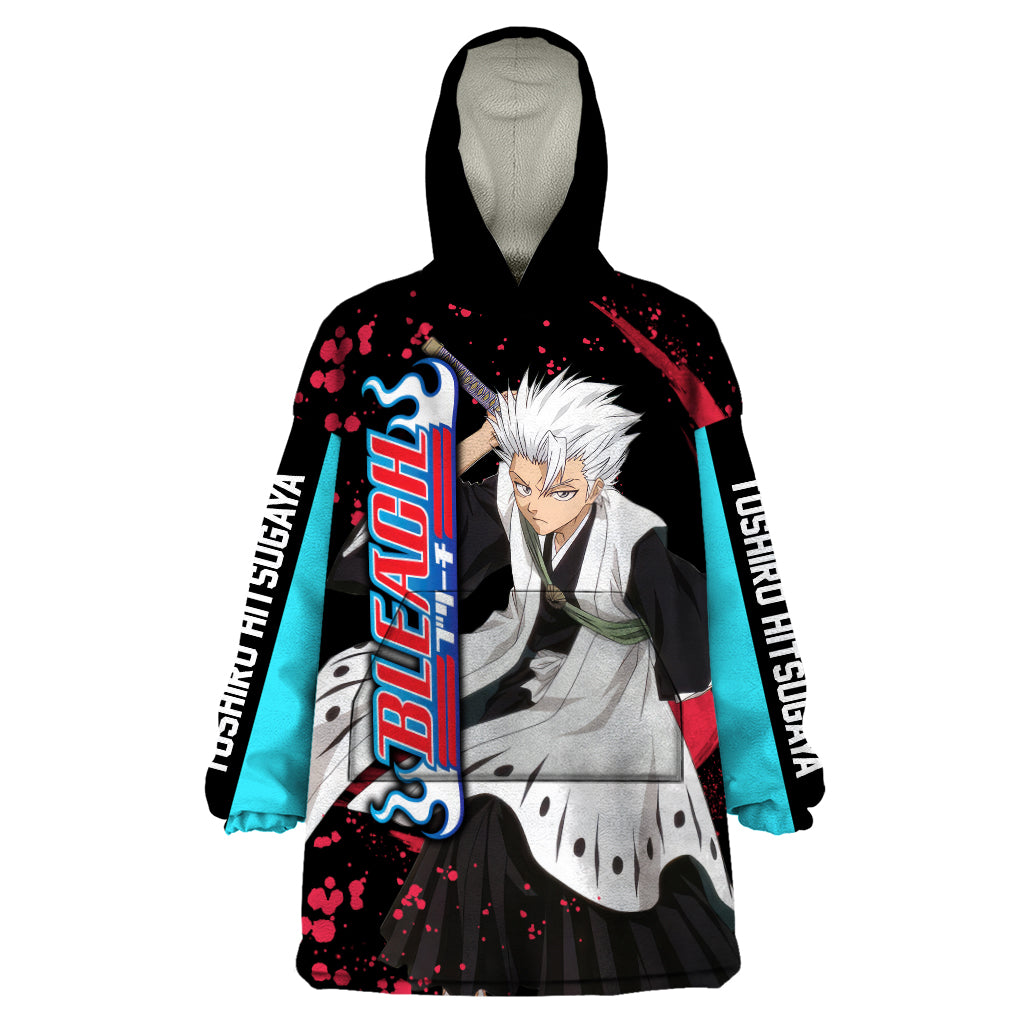 Toshiro Hitsugaya Wearable Blanket Hoodie Bleach